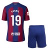 Original Trikotsatz FC Barcelona Kessie 19 Heimtrikot 2023-24 Für Kinder